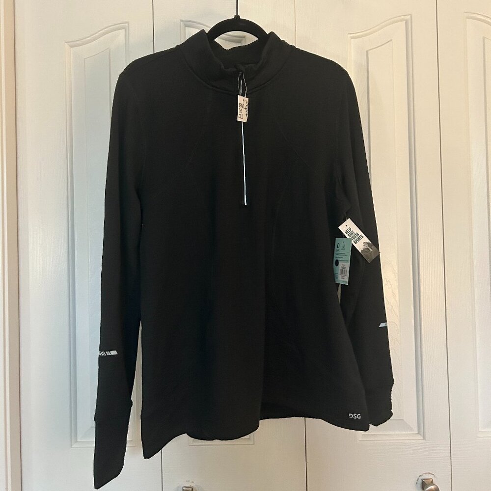 NWT DSG Womens Cold Weather Running Half Zip, XL